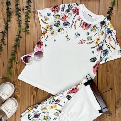 تیشرت شلوار گل (سایز ۵۵ و ۶۰) ۱۷۲۵