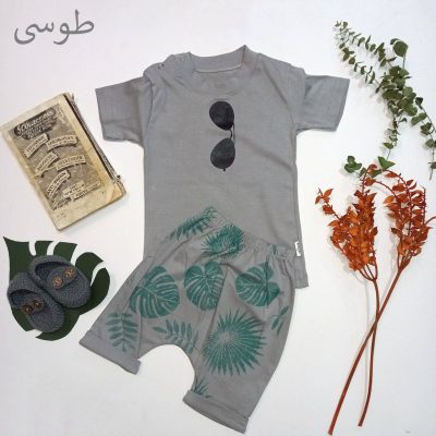 تیشرت شلوارک عینک کد 1802