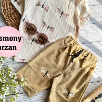 تیشرت شلوارک کبریتی سنجاقک کد 1725