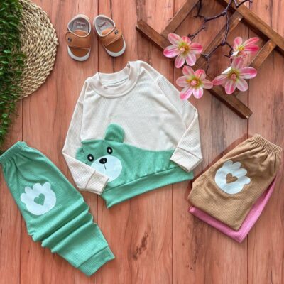 بلوز و شلوار کبریتی خرسی(حراجی) ۱۸۰۳