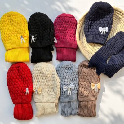 کلاه شالگردن بافت پاپیون ۲۰۰۶۴