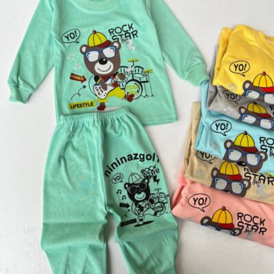 بلوز و شلوار خرس خواننده  کد 1803