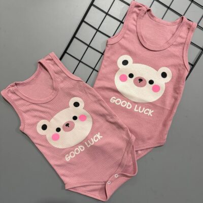 زیردکمه کبریتی تدی صورتی ۱۵۲۴